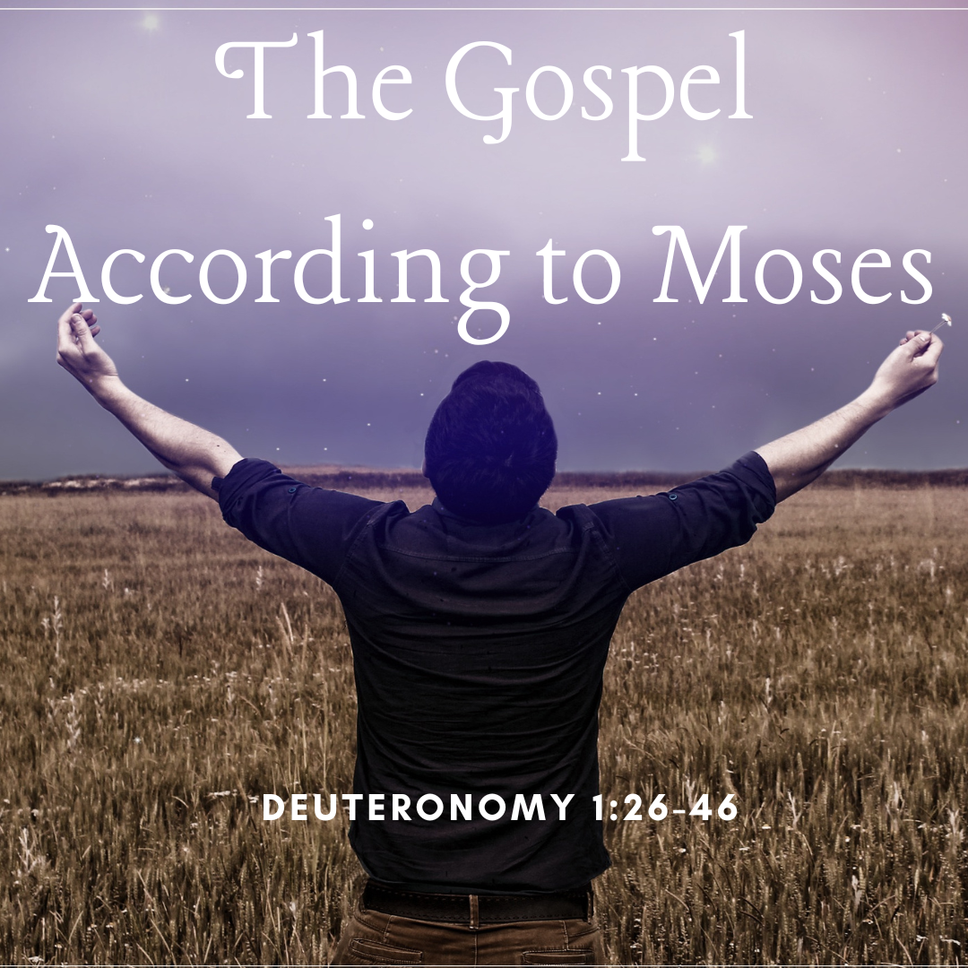 The Gospel Accordong top Moses Deuteronomy 1 26 46